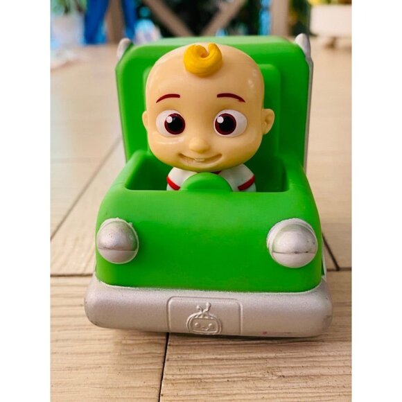 Cocomelon Kids Toy Green Garbage Truck 4" 2020 Moonbug Jazwares - Picture 2 of 8